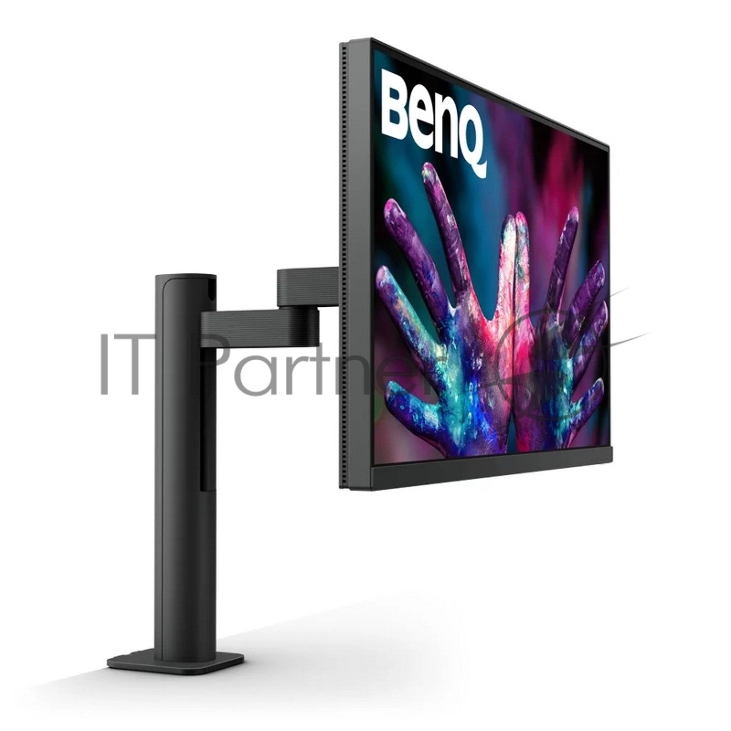 Монитор 27 BenQ PD2705UA с кронштейном, Grey (3840x2160, IPS, 60Hz, 1200:1, 350cd, 5ms, HDMI, DP 3*USB 3.0, USB C*65W, Thunderbolt 3, Speakers, Height adj 110, Pivot, 100% sRGB, Flicker-freeLow Blue Light, Calibration Report, Table Mounting, 3Y)