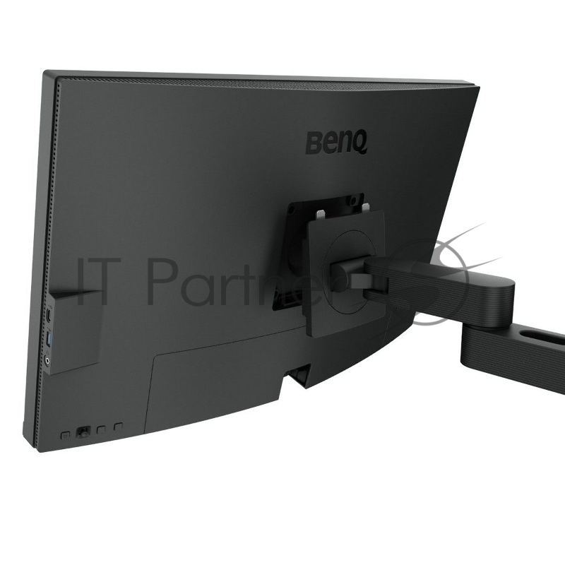 Монитор 27 BenQ PD2705UA с кронштейном, Grey (3840x2160, IPS, 60Hz, 1200:1, 350cd, 5ms, HDMI, DP 3*USB 3.0, USB C*65W, Thunderbolt 3, Speakers, Height adj 110, Pivot, 100% sRGB, Flicker-freeLow Blue Light, Calibration Report, Table Mounting, 3Y)