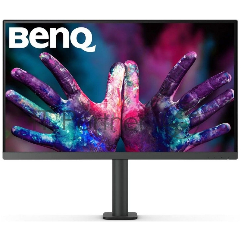 Монитор 27 BenQ PD2705UA с кронштейном, Grey (3840x2160, IPS, 60Hz, 1200:1, 350cd, 5ms, HDMI, DP 3*USB 3.0, USB C*65W, Thunderbolt 3, Speakers, Height adj 110, Pivot, 100% sRGB, Flicker-freeLow Blue Light, Calibration Report, Table Mounting, 3Y)