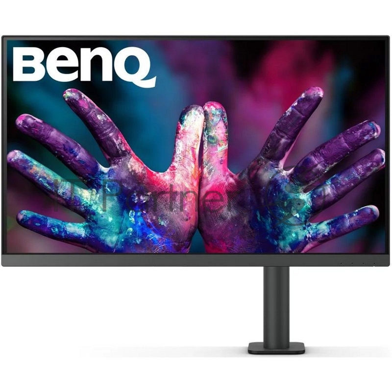 Монитор 27 BenQ PD2705UA с кронштейном, Grey (3840x2160, IPS, 60Hz, 1200:1, 350cd, 5ms, HDMI, DP 3*USB 3.0, USB C*65W, Thunderbolt 3, Speakers, Height adj 110, Pivot, 100% sRGB, Flicker-freeLow Blue Light, Calibration Report, Table Mounting, 3Y)