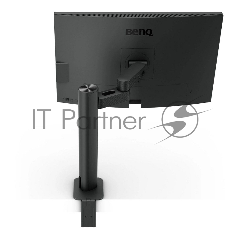 Монитор 27 BenQ PD2705UA с кронштейном, Grey (3840x2160, IPS, 60Hz, 1200:1, 350cd, 5ms, HDMI, DP 3*USB 3.0, USB C*65W, Thunderbolt 3, Speakers, Height adj 110, Pivot, 100% sRGB, Flicker-freeLow Blue Light, Calibration Report, Table Mounting, 3Y)