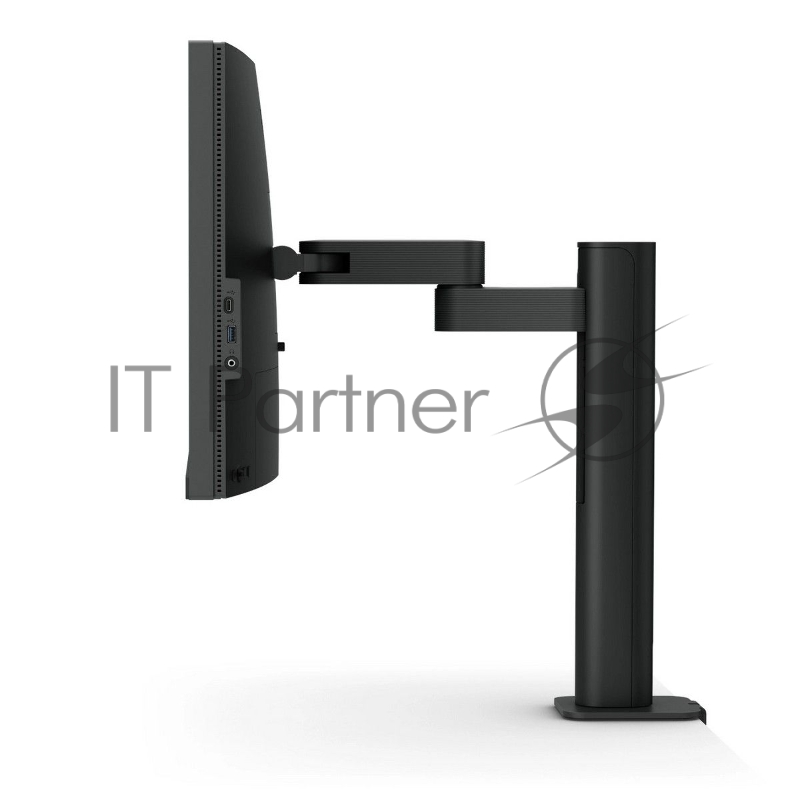 Монитор 27 BenQ PD2705UA с кронштейном, Grey (3840x2160, IPS, 60Hz, 1200:1, 350cd, 5ms, HDMI, DP 3*USB 3.0, USB C*65W, Thunderbolt 3, Speakers, Height adj 110, Pivot, 100% sRGB, Flicker-freeLow Blue Light, Calibration Report, Table Mounting, 3Y)