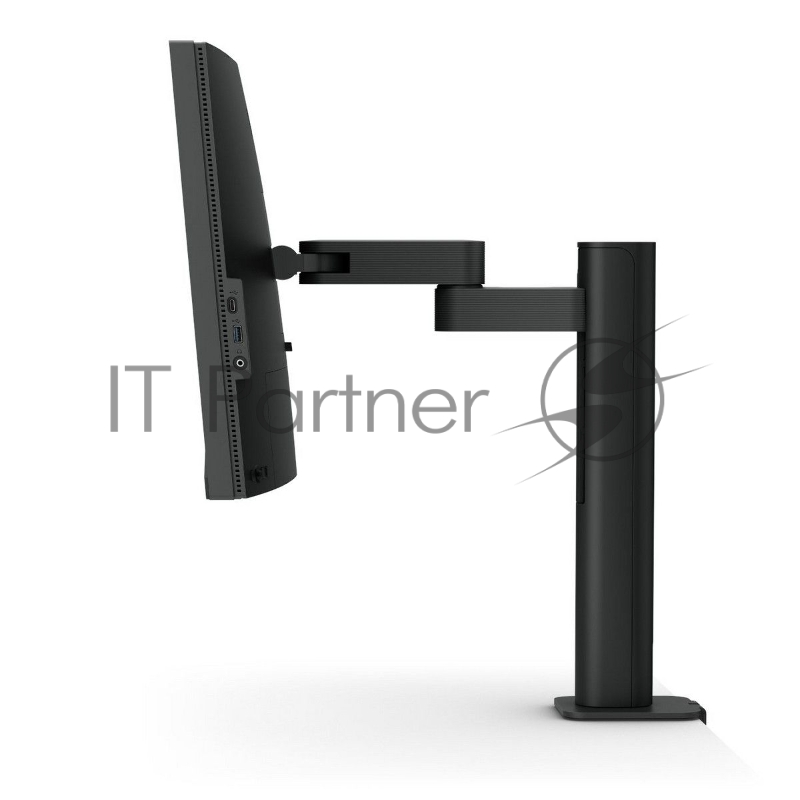 Монитор 27 BenQ PD2705UA с кронштейном, Grey (3840x2160, IPS, 60Hz, 1200:1, 350cd, 5ms, HDMI, DP 3*USB 3.0, USB C*65W, Thunderbolt 3, Speakers, Height adj 110, Pivot, 100% sRGB, Flicker-freeLow Blue Light, Calibration Report, Table Mounting, 3Y)