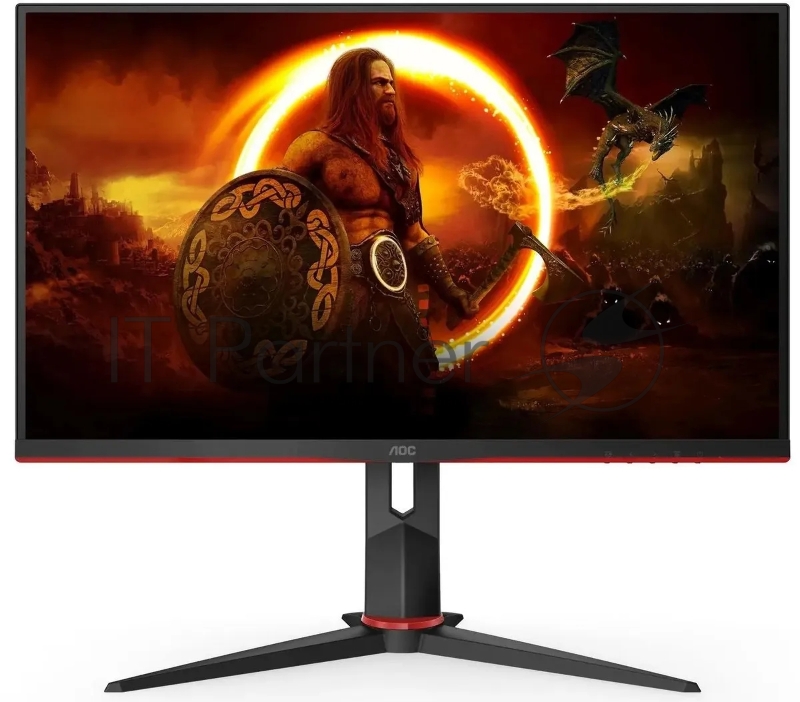 Монитор AOC 27 Q27G2S черный/красный IPS LED 1ms 16:9 HDMI матовая HAS Piv 1000:1 350cd 178гр/178гр 2560x1440 165Hz G-Sync DP 2K 5.6кг