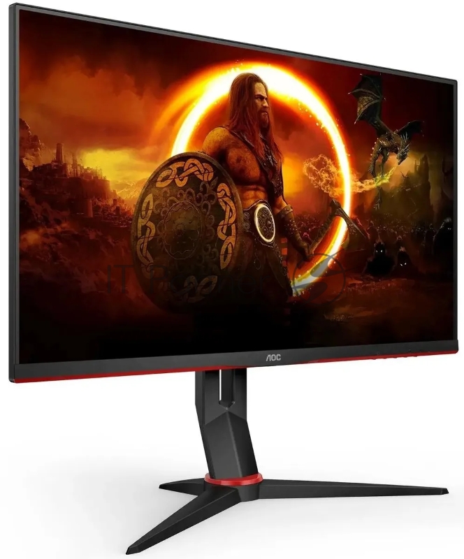 Монитор AOC 27 Q27G2S черный/красный IPS LED 1ms 16:9 HDMI матовая HAS Piv 1000:1 350cd 178гр/178гр 2560x1440 165Hz G-Sync DP 2K 5.6кг
