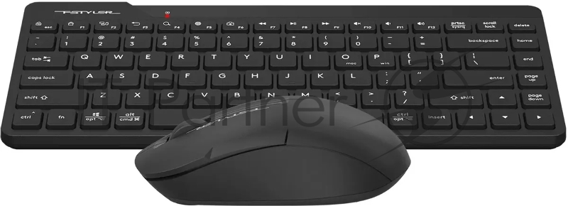 Клавиатура + мышь A4Tech Fstyler FG2200 Air2 клав:черный мышь:черный USB беспроводная slim