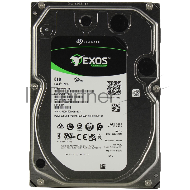 Жесткий диск Seagate 8TB 7200RPM SAS 12GB/S 256MB ST8000NM018B