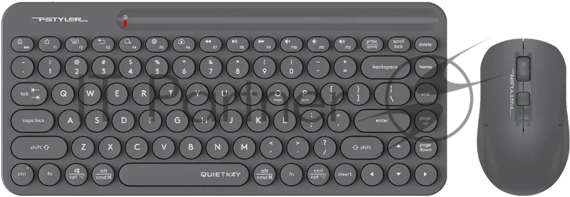 Клавиатура + мышь A4Tech Fstyler FG3200 Air2 клав:серый мышь:серый USB беспроводная slim Multimedia