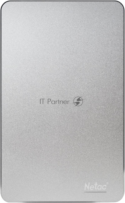 Внешний жесткий диск 2.5 Netac (NT05K330N-002T-30SL) 2Tb K330, micro USB 3.0, алюминиевый корпус, серебристый, retail