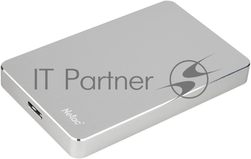 Внешний жесткий диск 2.5 Netac (NT05K330N-002T-30SL) 2Tb K330, micro USB 3.0, алюминиевый корпус, серебристый, retail