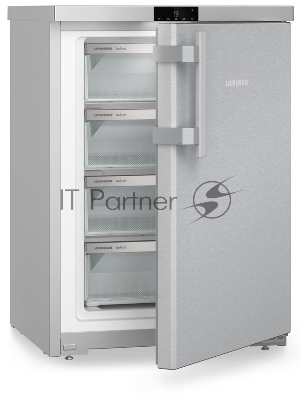 Морозильная камера Liebherr FNsddi 1624-20 001 85x60x60.7, объем 92 л, No Frost, отделка фасада из нержавеющей стали ,светодиодная подсветка морозильной камеры