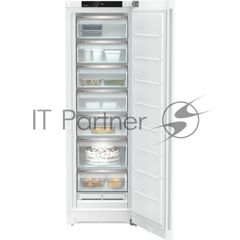 Морозильные камеры LIEBHERR Plus FNd 522i-22 001 NoFrost, 7 контейнеров, в. 185,5 см, ш. 60 см, класс ЭЭ A, внутренние ручки, белый цвет