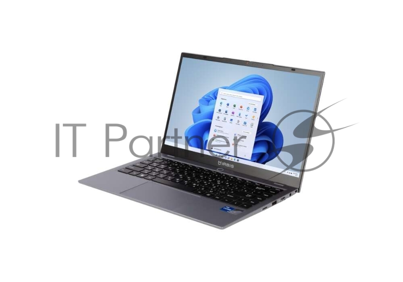 Ноутбук IRBIS 14NBP3004 14 FHD (1920x1080) IPS 300cd,Core i7-1255U,16Gb DDR4-3200(1),512Gb SSD,Wi-Fi 6+BT 5,5300mAh,Metal case,Kbd Backlit,Type-C PD charger,FPS,TPM 2.0,1.55kg,Grey,3y warranty,DOS