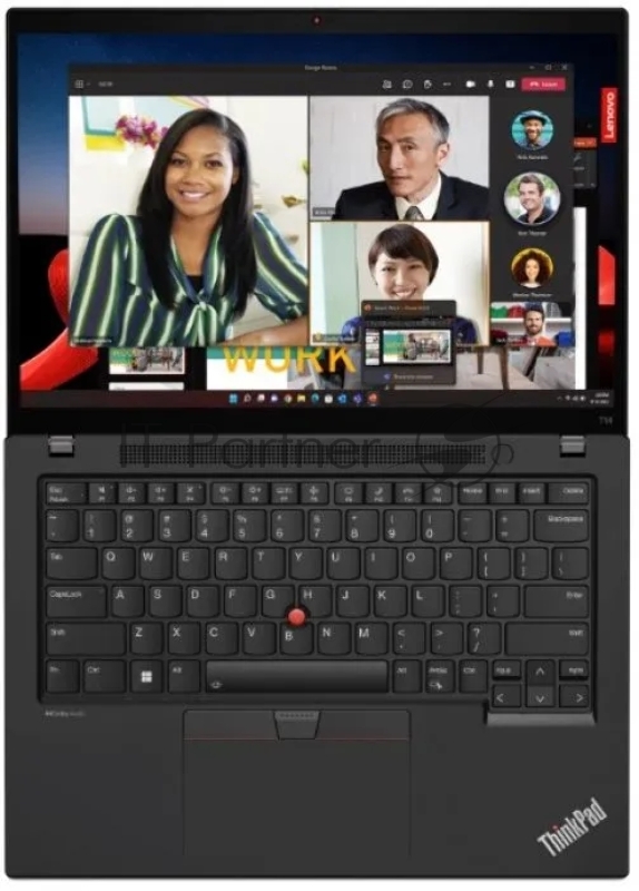Ноутбук ThinkPad T14 Gen 4 14 WUXGA (1920x1200) IPS 400N, i7 1355U, 2x16GB DDR5 5600, 1TB SSD M.2, Intel Iris Xe, WiFi, BT, FPR, 5.0 Cam, 65W USB-C, Win 11 Pro, 1Y, 1.4kg