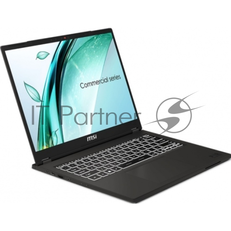 Ноутбук MSI Commercial 14 H A13MG Core i5-13420H 14” 16:10 FHD+ (1920x1200) IPS,DDR4 16GB (16GB*1) 512GB SSD,Iris Xe Graphics,Smart Card Reader,53.8Whr,1.6kg,1y,Dos,So Gray