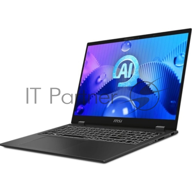 Ноутбук MSI Prestige 16 AI Studio B1VEG Core Ultra 7 155H16“ 16:10 QHD+ (2560x1600) IPS,400nits,LPDDR5 16GB,1TB SSD,NV RTX 4050 (GDDR6 6GB),99Whr,1.6kg,1y,Dos,Stellar Gray