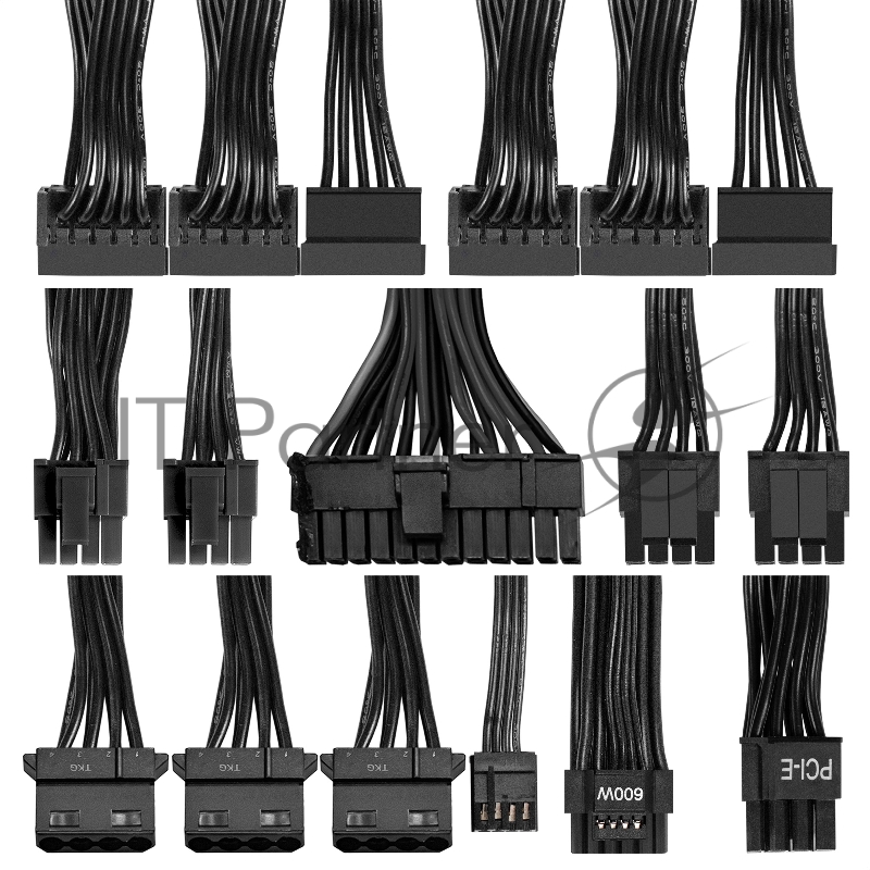 Блок питания 850W ExeGate 80 PLUS® GOLD 850VSP FС (ATX3.0, APFC, КПД 90% (80 PLUS GOLD), 120mm fan, 24pin, 2x(4+4)pin, PCIE5.0/12VHPWR, 4xPCI-E, 6xSATA, 3xIDE, 1xFDD, Full Cable Management, black, Color box)