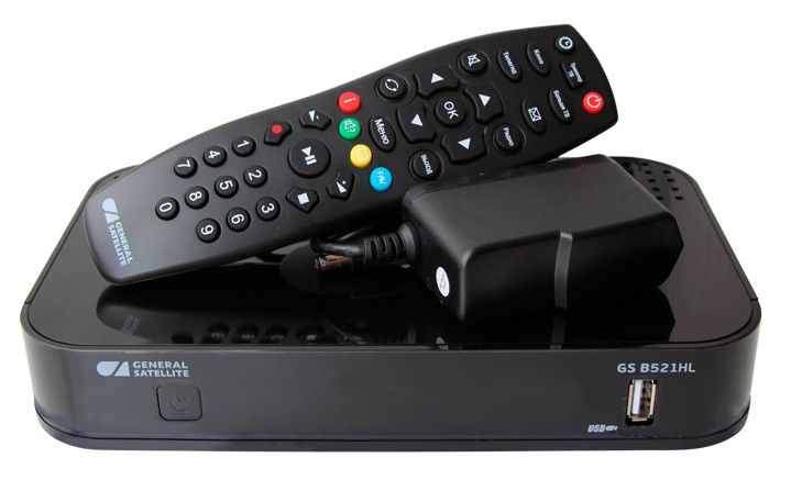 Комплект спутникового телевидения Триколор Full HD GS B521HL + HDD Дальний Восток черный