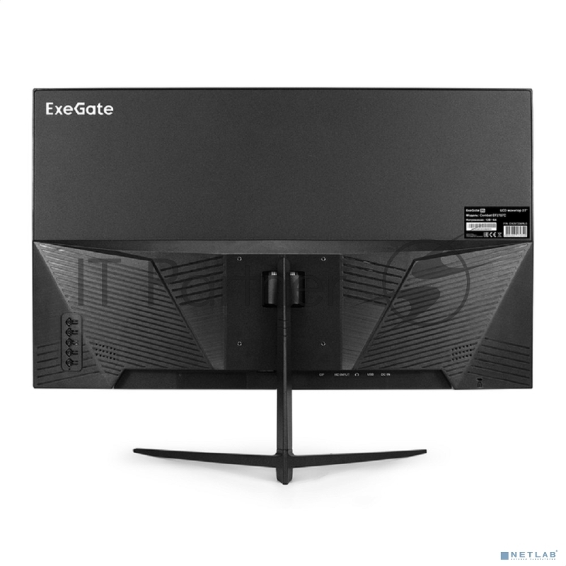 Монитор игровой 165 Гц 27 ExeGate Combat EF2707C (IPS LED Grade A+, FHD, 1920x1080@165Гц, 16:9, 300cd/m2, 1000:1, 178°/178°, 1ms, HDMI, DisplayPort, аудио-выход, Flicker-free, FreeSync, Low Blue Light, кабель HDMI 1.5м, VESA, регулировка наклона экра