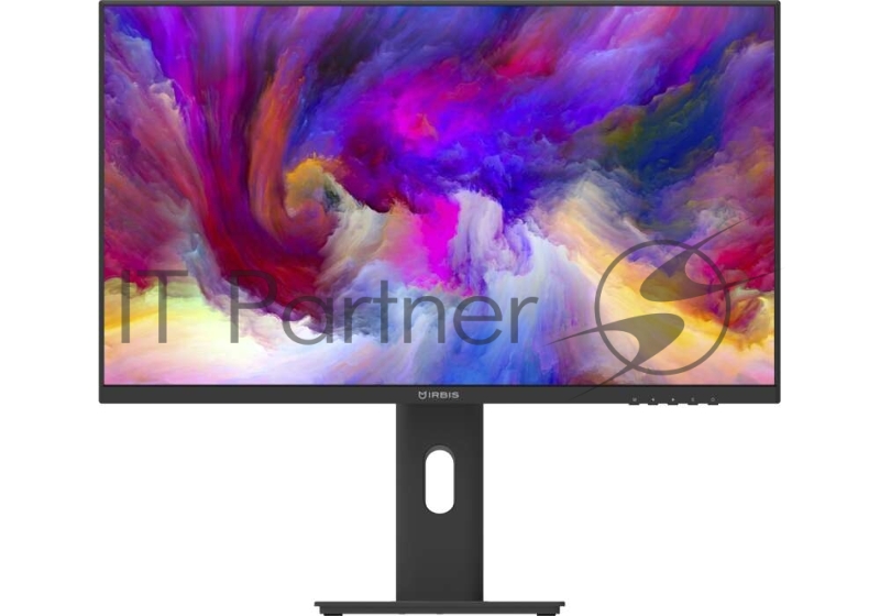 Монитор IRBIS 24 23.8 LED Monitor 1920x1080, 16:9, IPS, 300 cd/m2, 1000:1, 5ms, 178°/178°, VGA, HDMI, DP, PJack, Audio output, 75Hz, регул. накл/выс/повор/вращ, внутр. бп. Black МИНПРОМТОРГ (МПТ) 3г