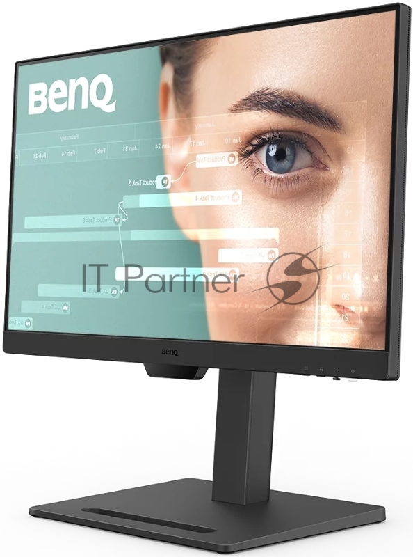 Монитор Benq GW2490T 23.8, 1920x1080, IPS, 100Hz, 20M:1, 250cd, 5ms, 2*HDMI, DP, Speakers, Height adj 140, Pivot, Flicker-freeLow Blue Light, 3Y, Black