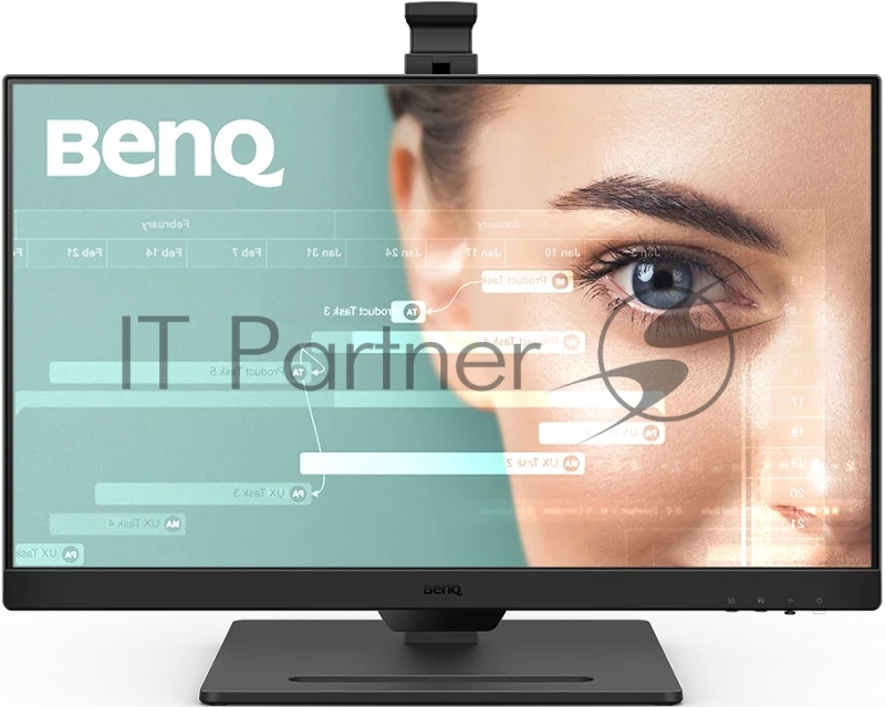 Монитор Benq GW2490T 23.8, 1920x1080, IPS, 100Hz, 20M:1, 250cd, 5ms, 2*HDMI, DP, Speakers, Height adj 140, Pivot, Flicker-freeLow Blue Light, 3Y, Black