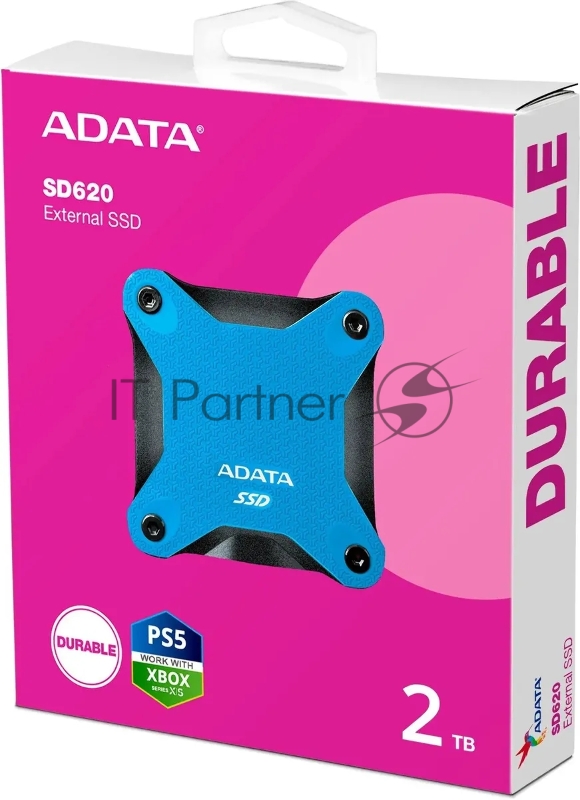 Накопитель SSD A-Data USB3.1 2TB SD620-2TCBL SD620 2.5 синий