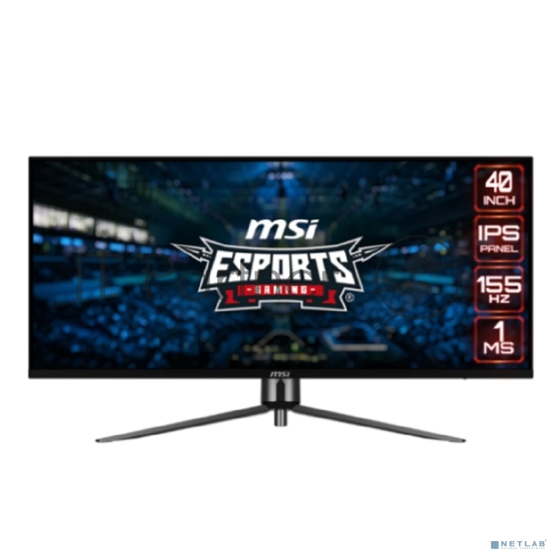 Монитор MSI 40 MAG401QR черный IPS LED 1ms 21:9 HDMI M/M матовая 400cd 178гр/178гр 3440x1440 155Hz DP UW USB 8.4кг