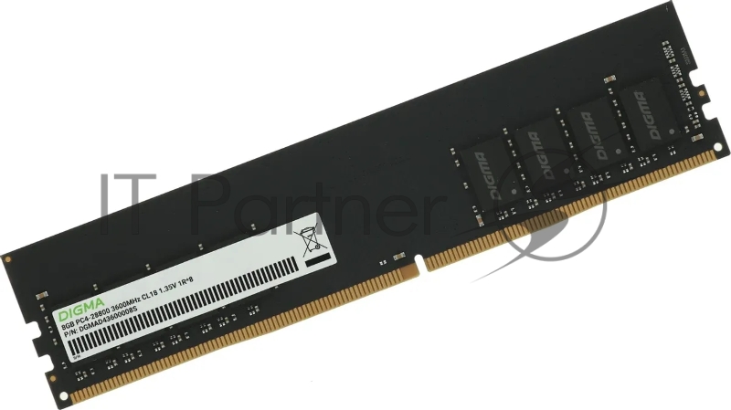 Память DDR4 8GB 3600MHz Digma DGMAD43600008S RTL PC4-28800 CL18 DIMM 288-pin 1.35В single rank Ret