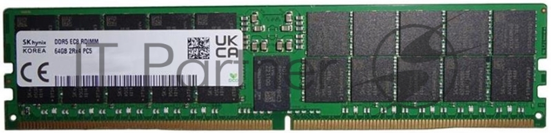 Модуль памяти Hynix DDR5 64GB RDIMM 4800Mbps ECC Registered x4, 1 year, OEM