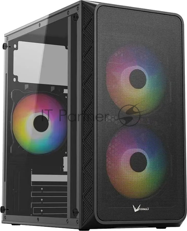 Корпус Formula Air Mesh G4 черный без БП mATX 1x120mm 1xUSB2.0 1xUSB3.0 audio
