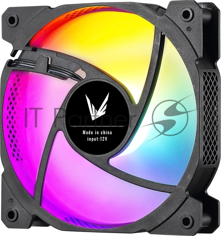 Вентилятор Formula Cosmic 12BK FR RGB 120x120x25mm черный 3-pin 4-pin (Molex)22.3dB Ret