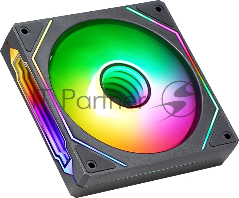 Вентилятор Formula Floe 12BK ARPW ARGB 120x120x25mm черный 4-pin + 3-pin 26.8dB Ret