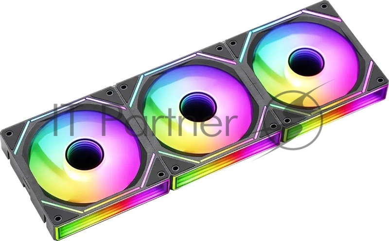 Вентилятор Formula Air Bridge BK ARGB 120x120x25mm черный 4-pin + 3-pin 27.5dB Ret