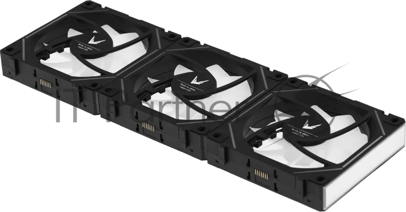 Вентилятор Formula Air Bridge BK ARGB 120x120x25mm черный 4-pin + 3-pin 27.5dB Ret