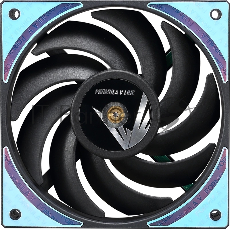 Вентилятор Formula Air Bridge Plus BK ARGB 120x120x25mm черный 4-pin + 3-pin 27.2dB Ret