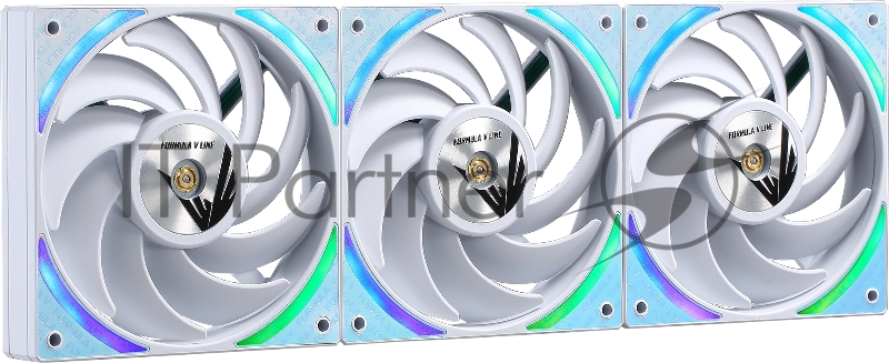 Вентилятор Formula Air Bridge Plus WH ARGB 120x120x25mm белый 4-pin + 3-pin 27.2dB Ret