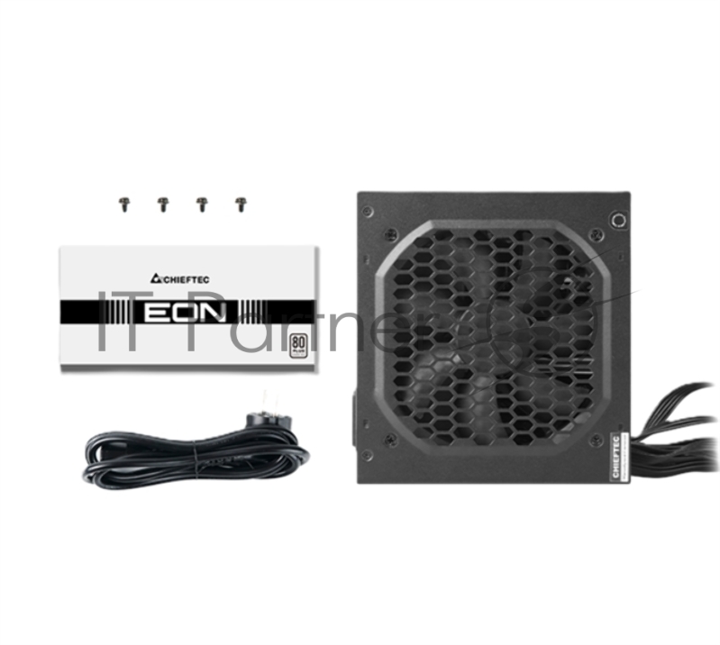 Блок питания Chieftec ATX 400W Eon ZPU-400S 80 PLUS WHITE (20+4pin) APFC 120mm fan 4xSATA