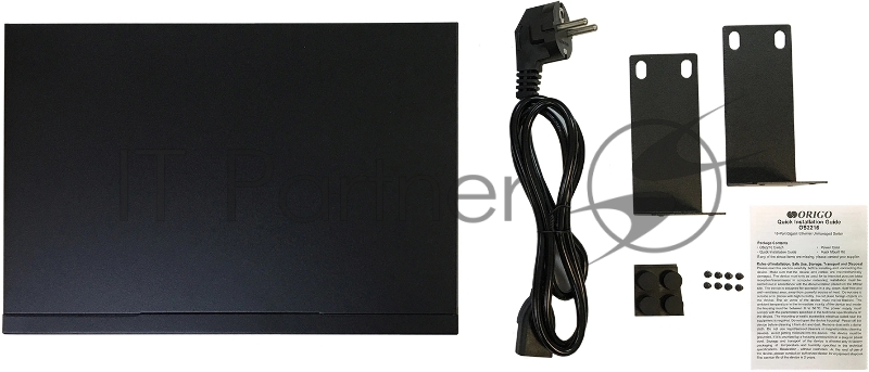 Коммутатор ORIGO Unmanaged Switch, 16x1000Base-T, 19 Rackmount Kit