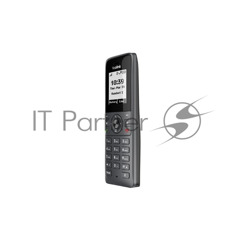 Беспроводная телефонная IP-DECT-система YEALINK W71P (база W70B+трубка W71H) до 10 SIP-аккаунтов, до 10 трубок на базу, до 20 вызовов, шт