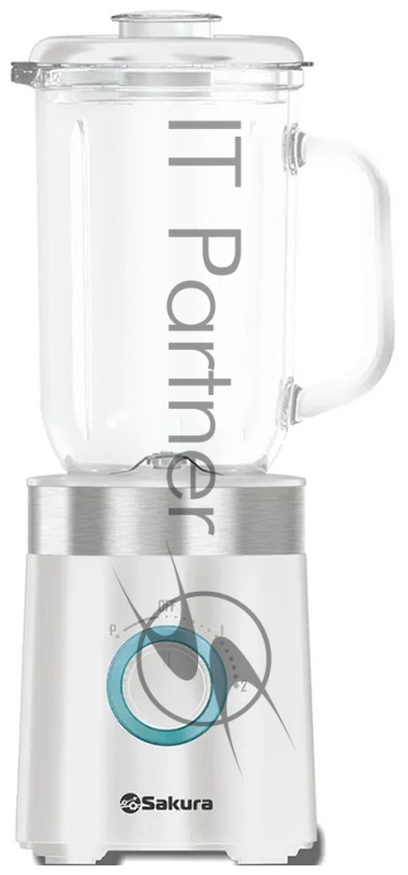 Блендер настол Sakura SA-6255W 600Вт 1.0л чаша стекло 2 скорости