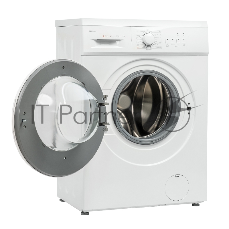Стиральная машина Centek CT-1901 (белый) 1000 / 6кг / 40см / 23пр / Очистка барабана / Пар / A+