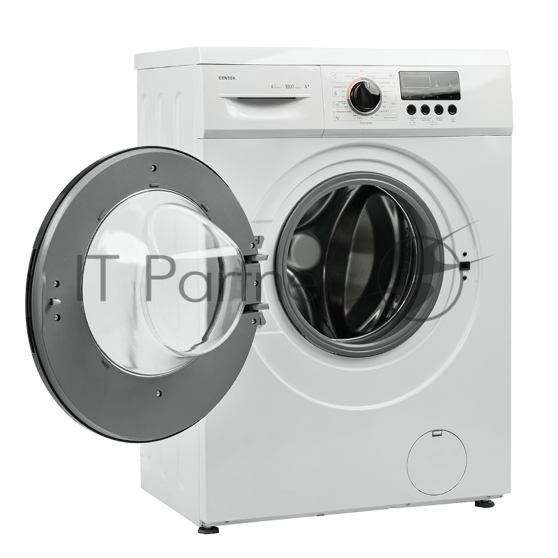 Стиральная машина Centek CT-1911 (белый) 1000 / 6кг / 40см / 23пр /LED-Дисплей/Очистка барабана/A+