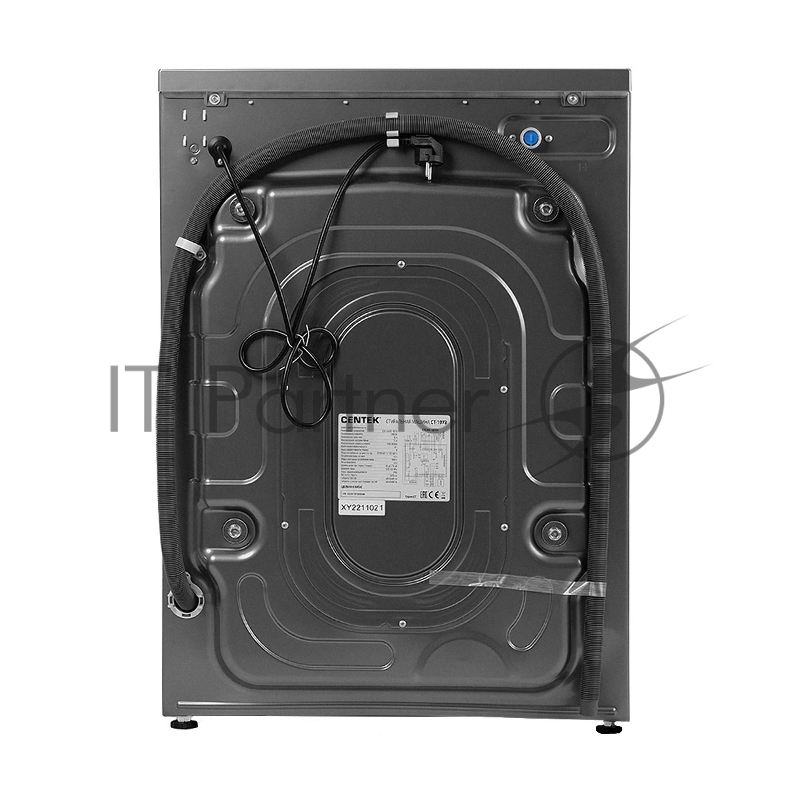 Стиральная машина Centek CT-1973 (серый) 1200 / 7кг / 42см / 10пр / LED-Дисп/Очистка бар / Пар / A++