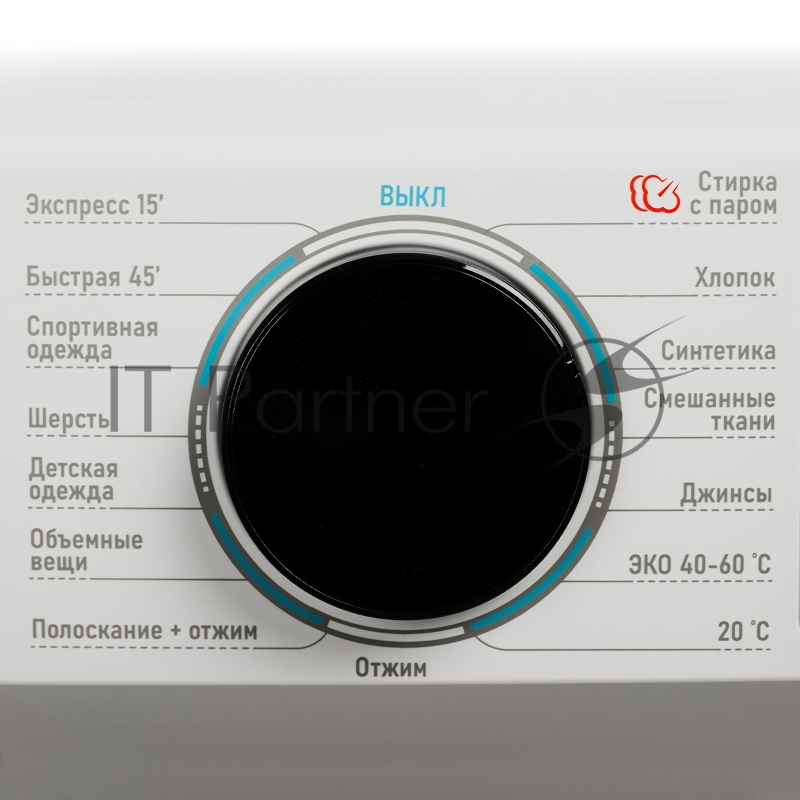 Стиральная машина Centek CT-1920 (белый) 1000 / 6кг / 40см / 15пр /LED-Дисплей / INVERTER /Пар/A+++