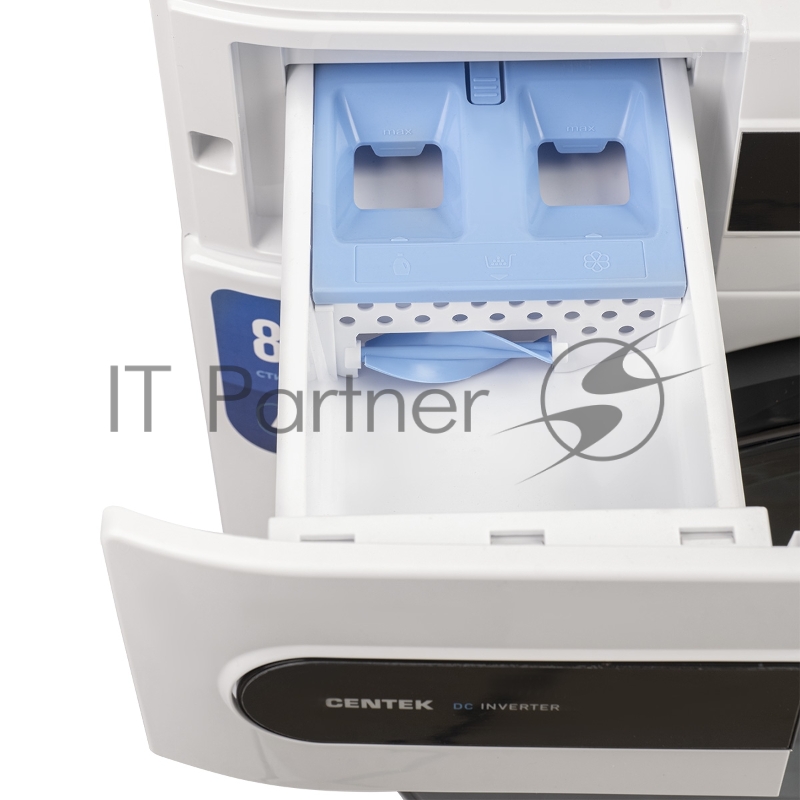 Стиральная машина Centek CT-1951 (белый) 1400 / 8кг / 52см / 11пр /Дисплей/ INVERTER /Сушка 5кг/A+++