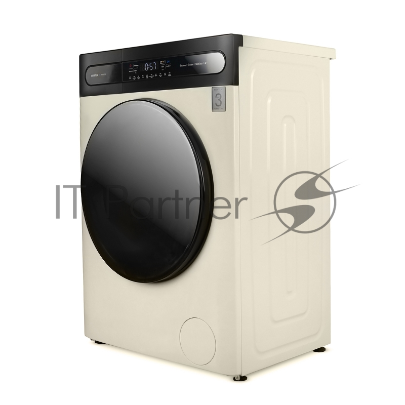 Стиральная машина Centek CT-1958 (бежевый) 1400 / 8кг / 52см / 11пр /Дисплей/INVERTER/Сушка 5кг/A+++