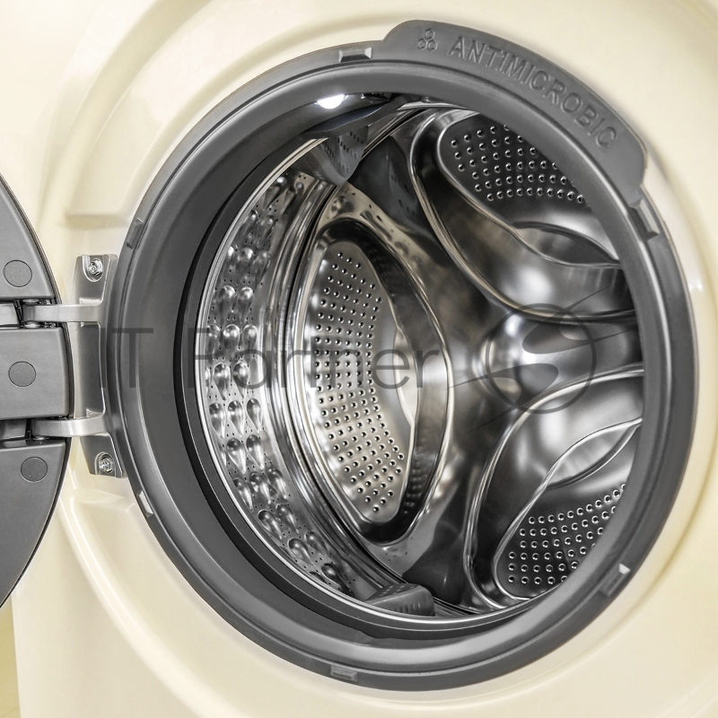 Стиральная машина Centek CT-1960 (бежевый) 1400 / 8кг / 52см / 16пр /Дисплей/INVERTER/Сушка 5кг/A+++