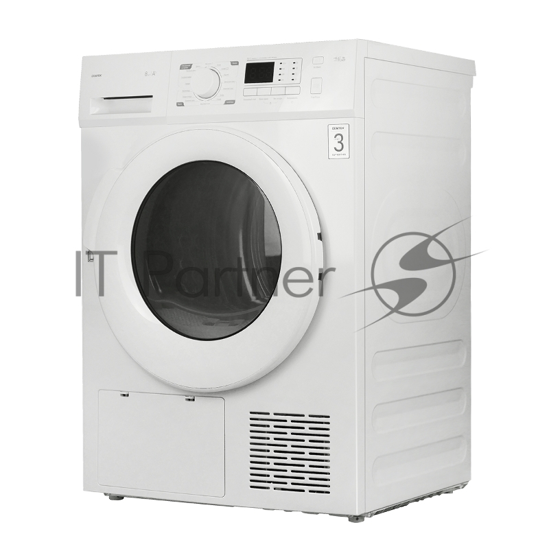 Сушильная машина Centek CT-1990 8кг / 60см/ Тепловой насос /16 программ / Внутренняя подсветка / A++