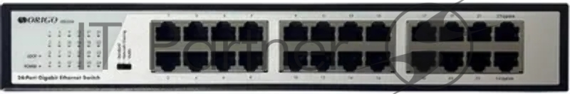 Неуправляемый коммутатор ORIGO , 24x1000Base-T, комплект для установки в 19 стойку